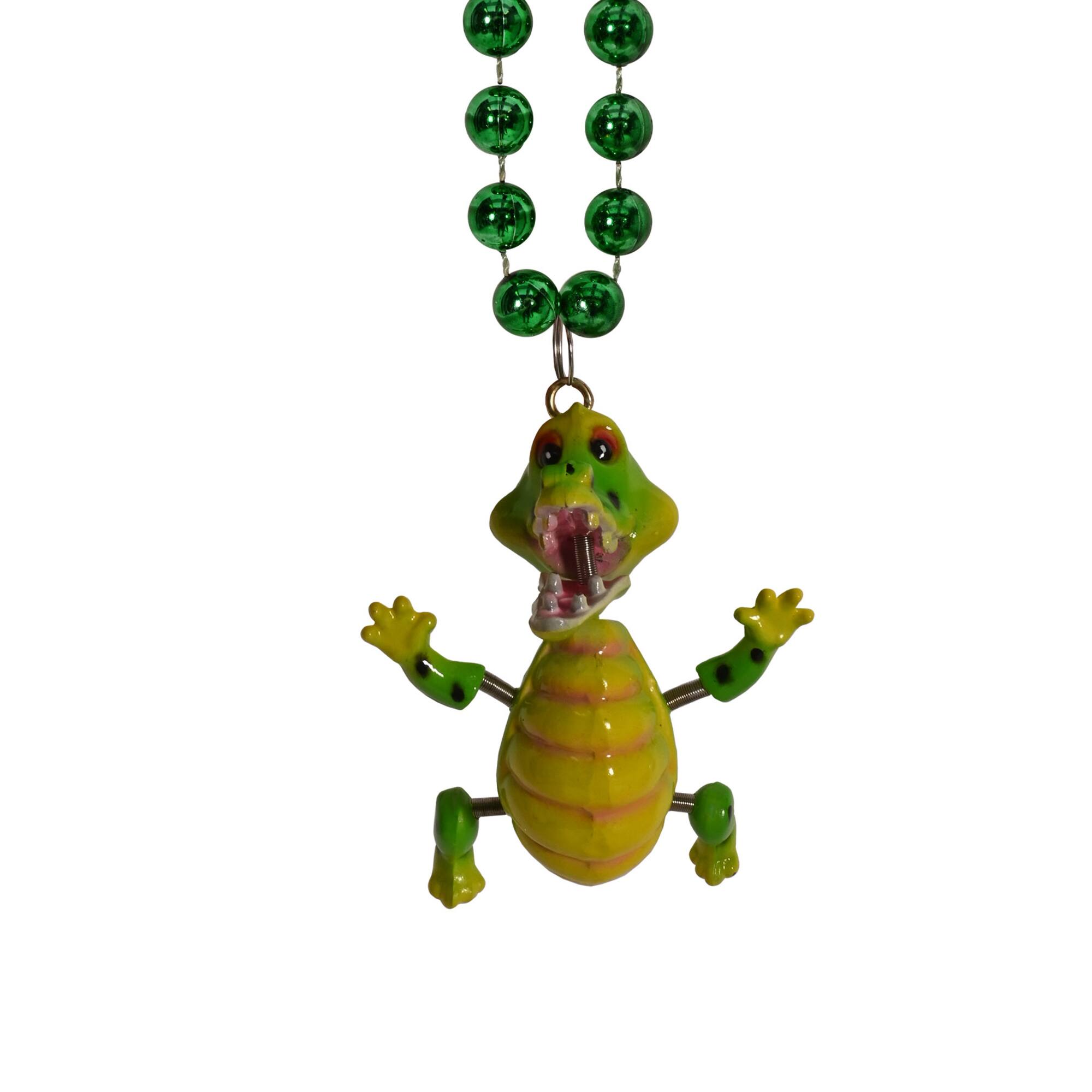 Beistle 36" Beads with Bobble Alligator Medallions, 2ct.